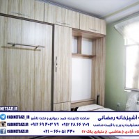 تخت کمجا چوبی