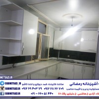 کابینت سفید اکلیلی