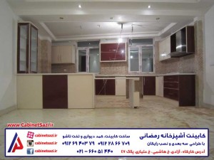 كابينت هاي گلاس آشپزخانه